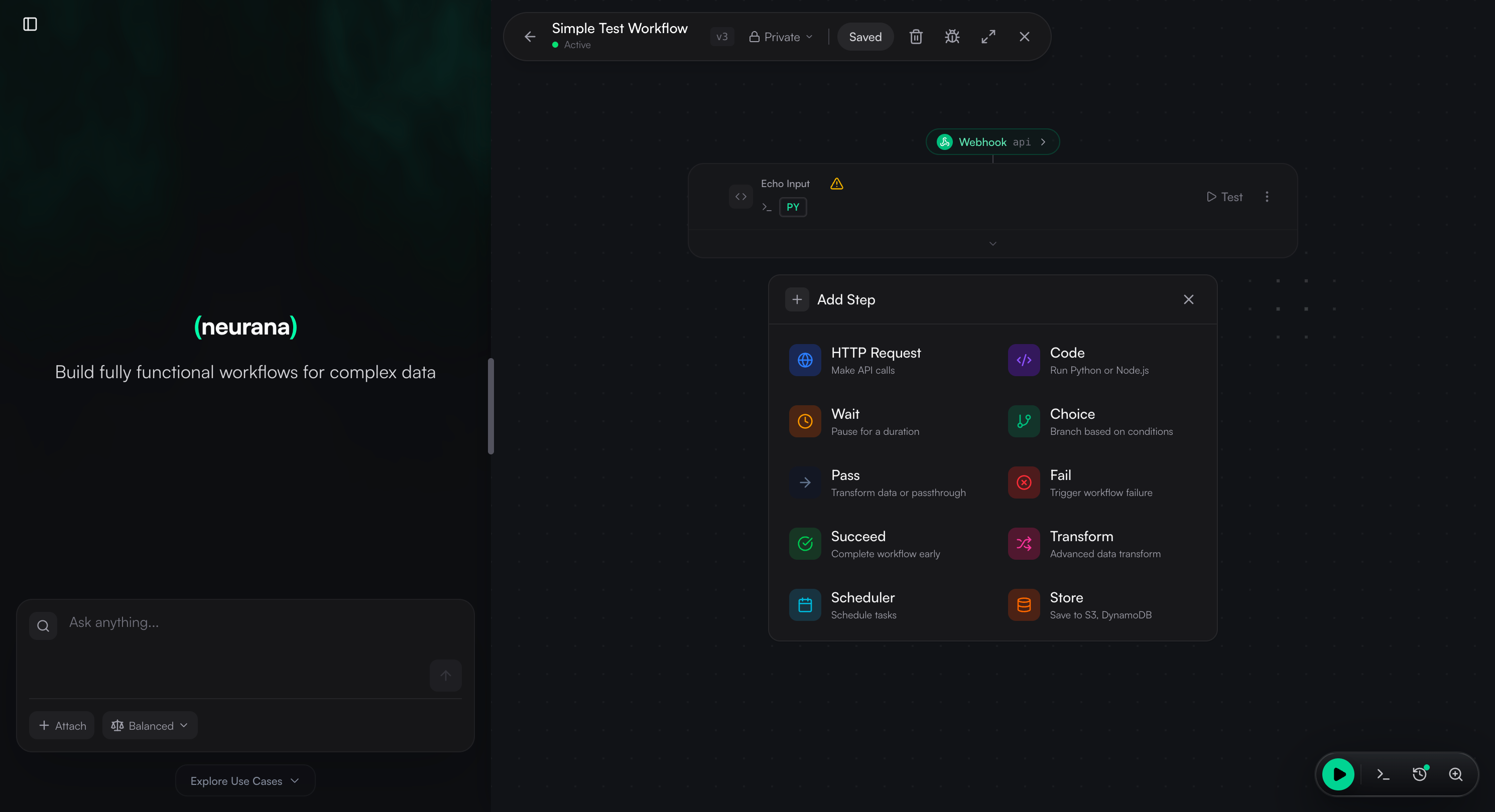 Neurana - Screenshot 2 showing product features and functionality
