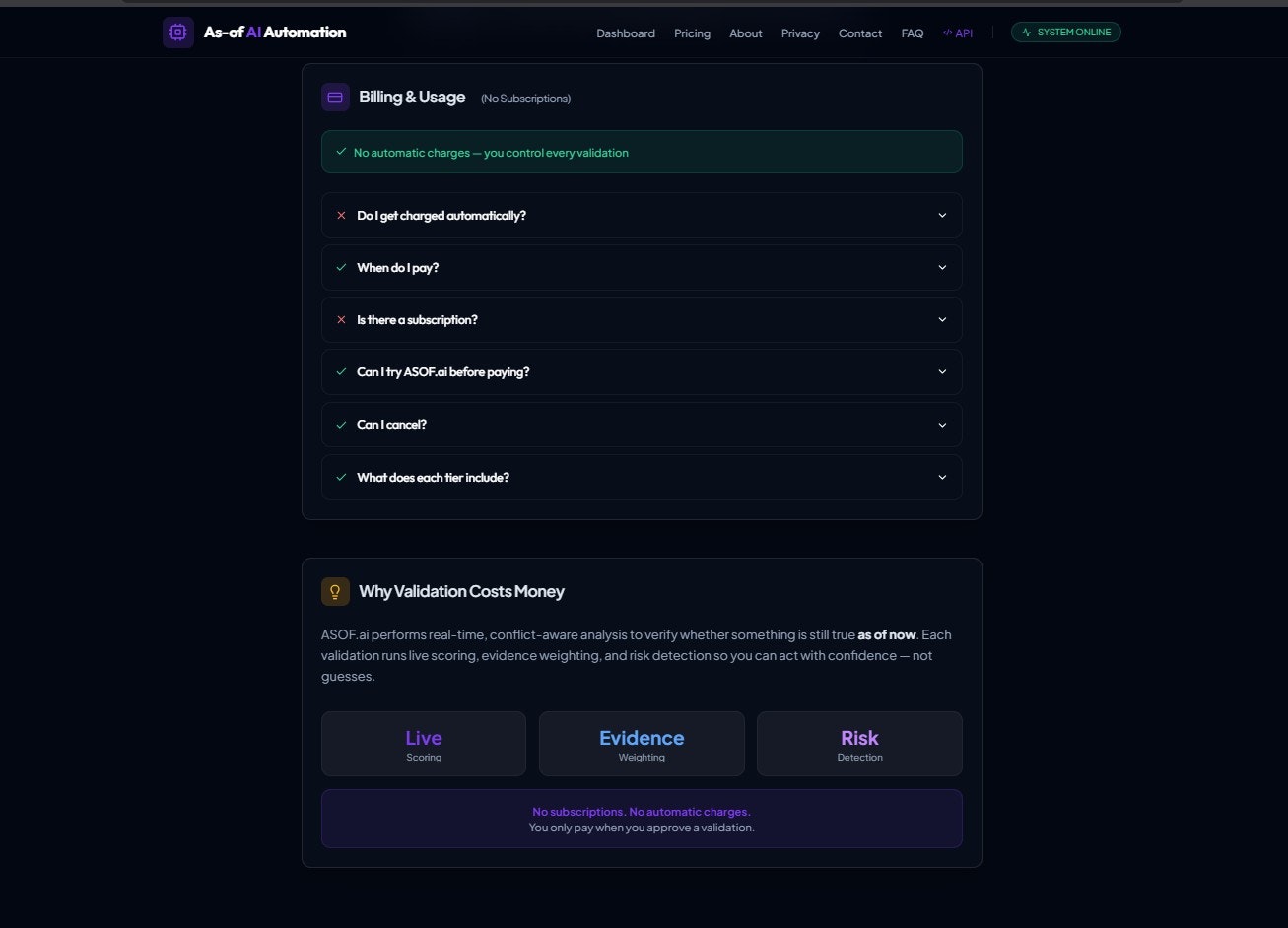 ASOF.ai Automation  gallery image