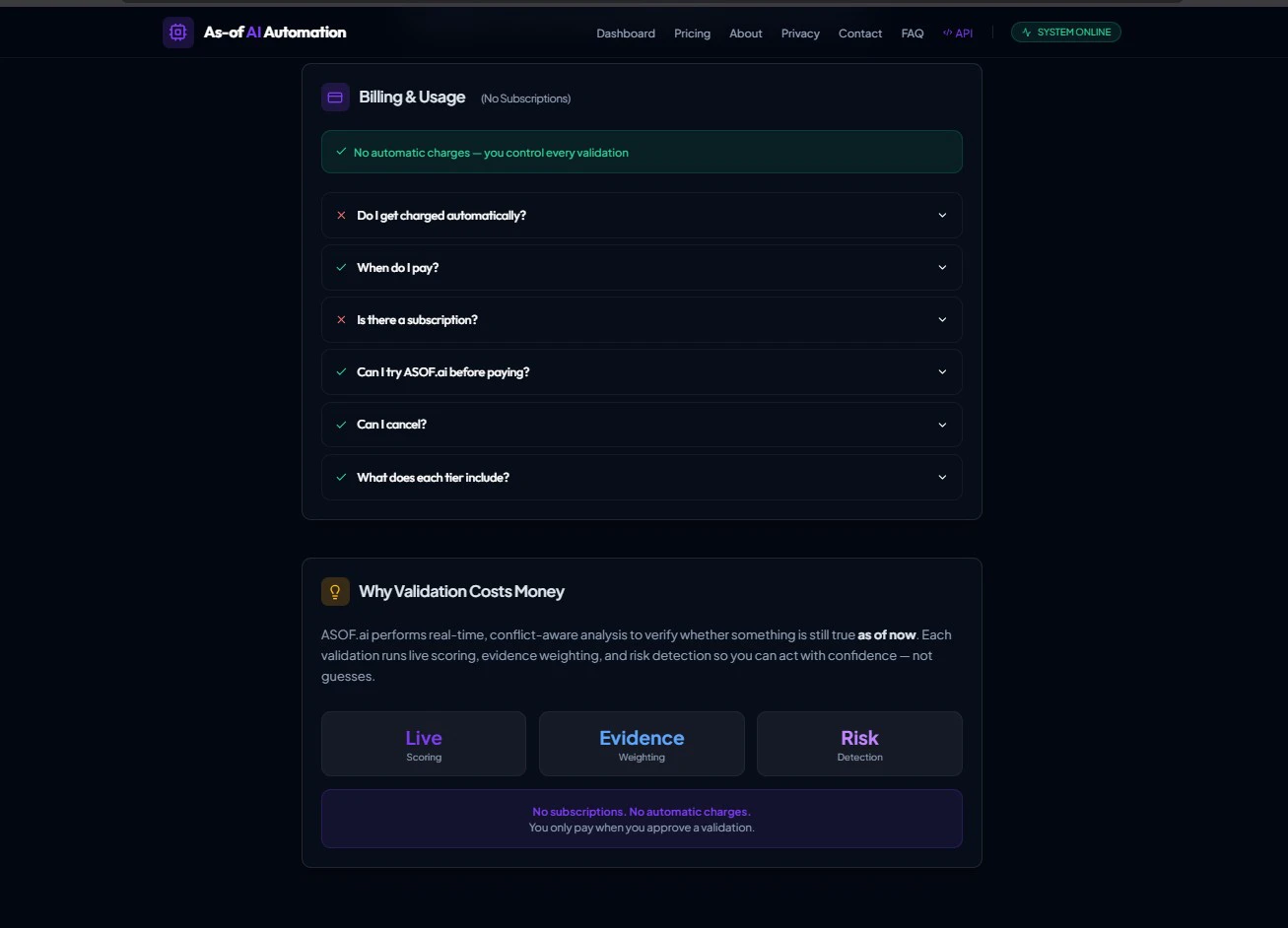 ASOF.ai Automation  截图 5