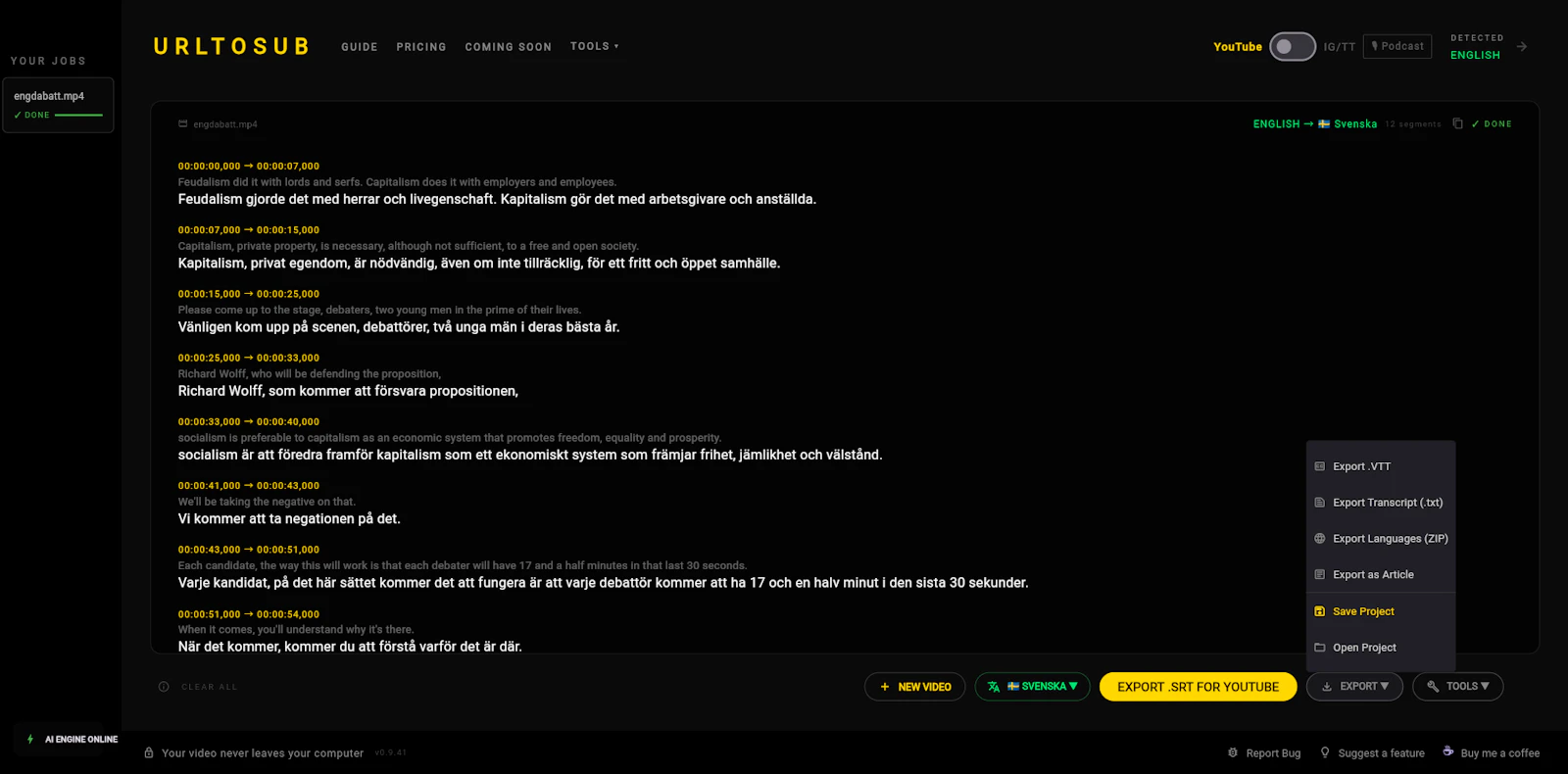 UrlToSub screenshot 7