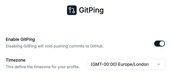 Gitping - Github'unuzun bir daha pasif olmasına asla izin vermeyin medya 2