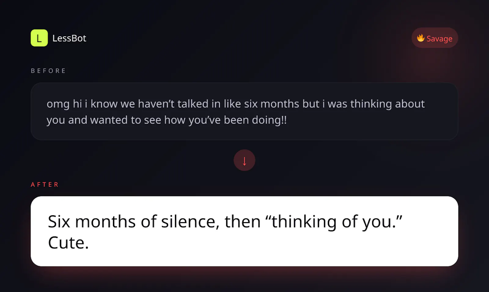 LessBot screenshot 4