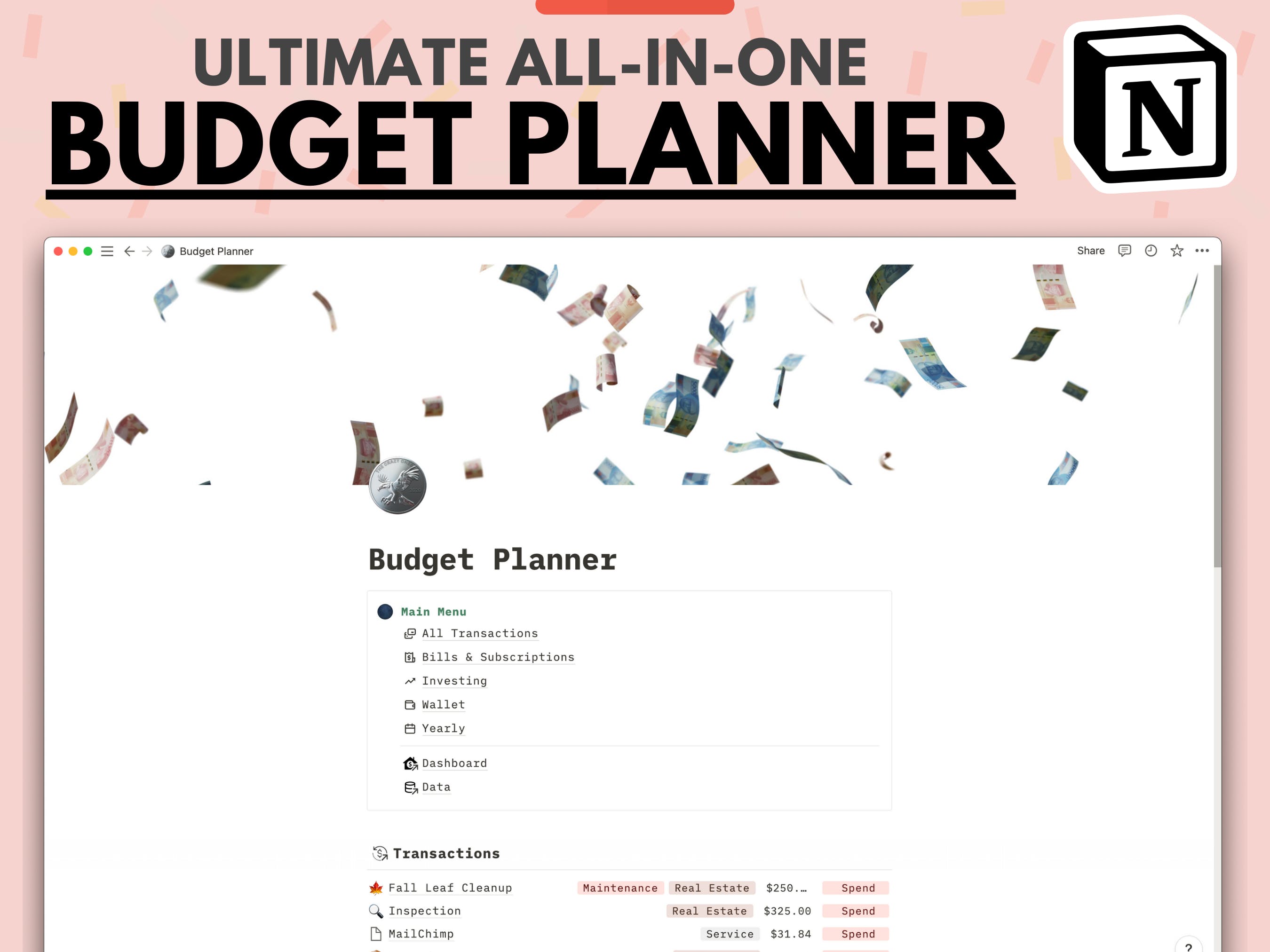 Ultimate All-in-One Budget Planner media 2