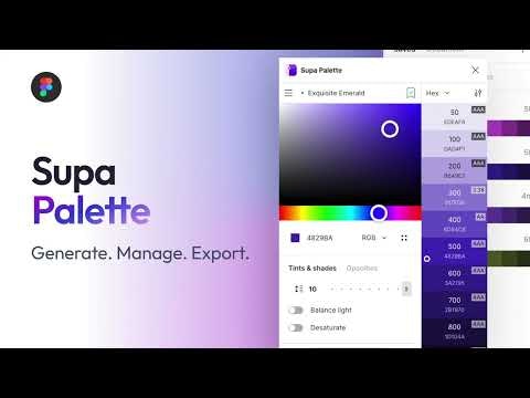 Supa Palette - Figma plugin gallery image