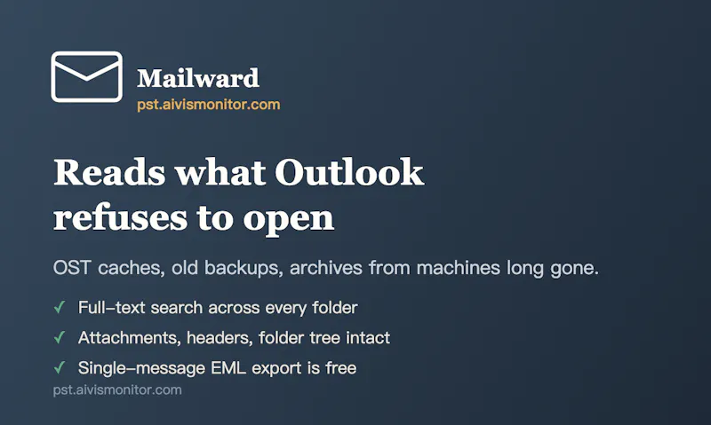 Mailward screenshot 1