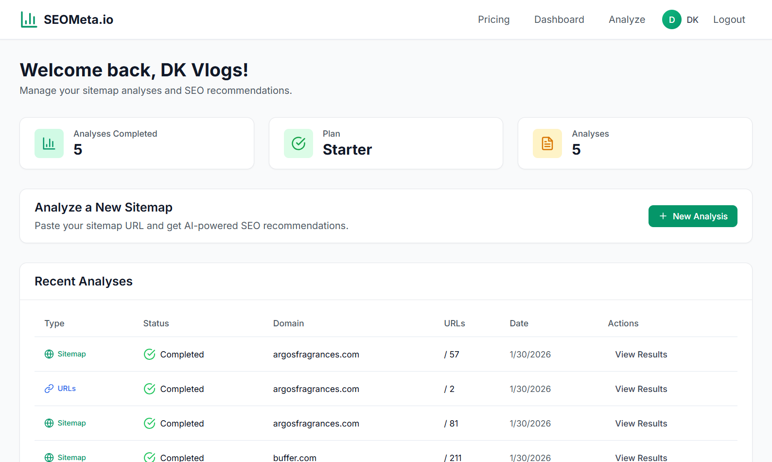 SEOMeta.io - Screenshot 2 showing product features and functionality