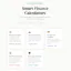 Built 5 free finance calculators