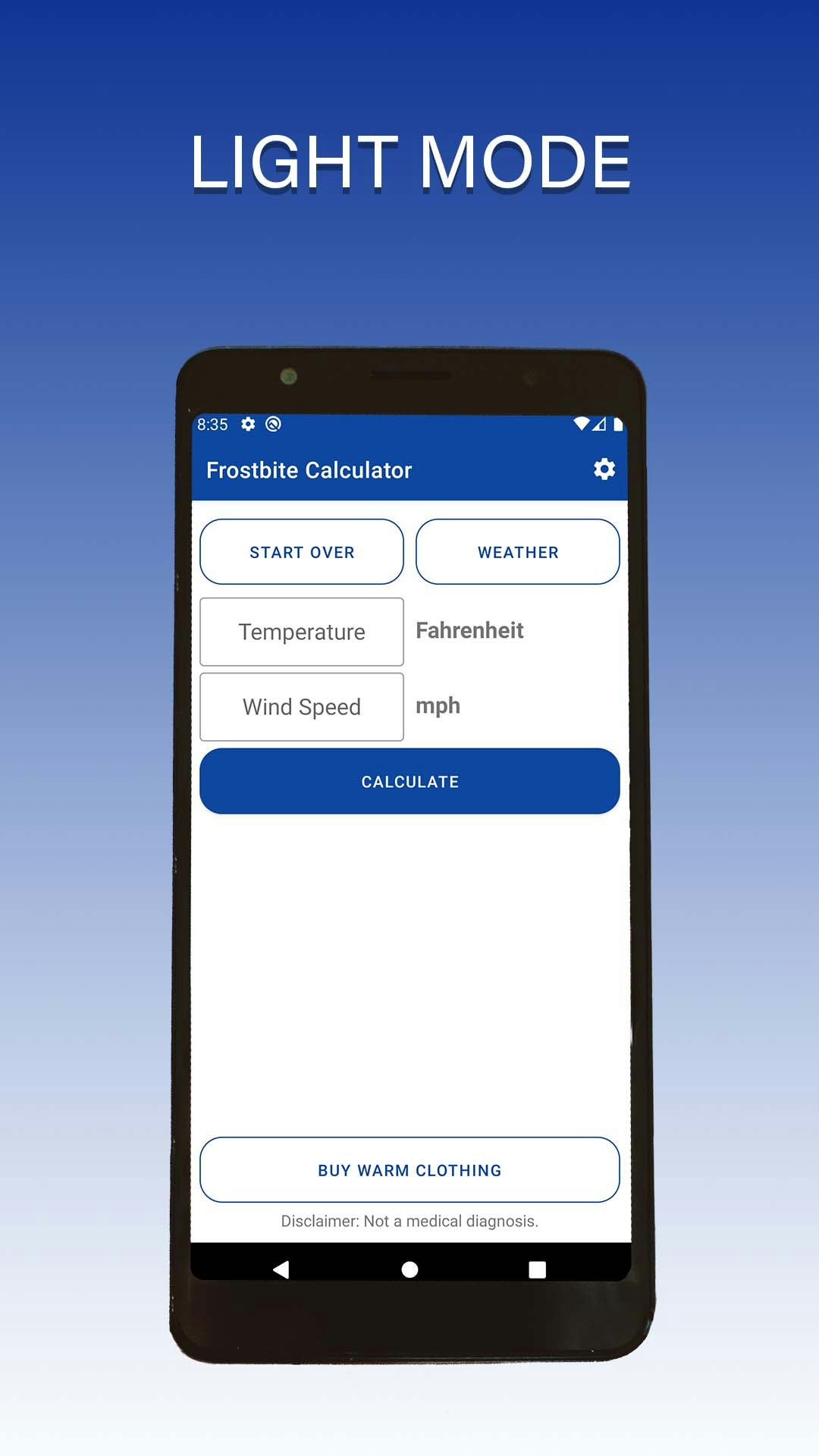 Frostbite Calculator gallery image