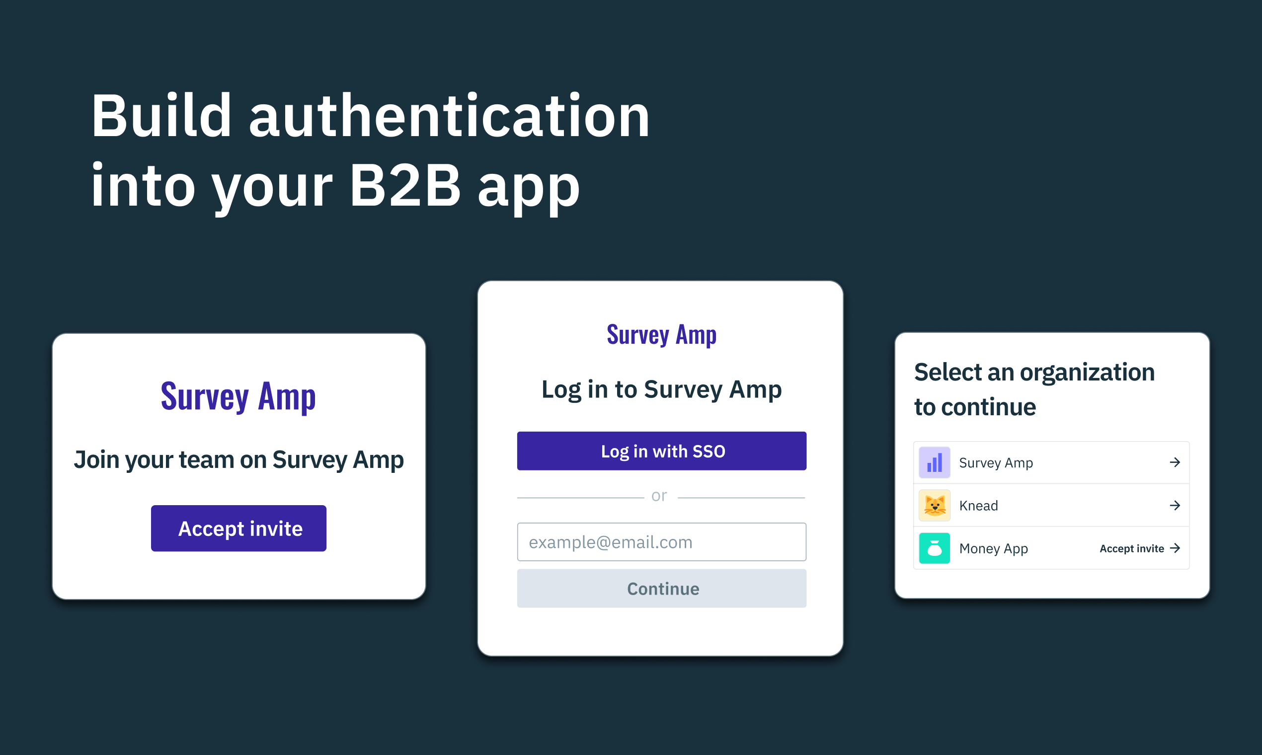 Autenticazione Stytch B2B - Costruisci l'autenticazione pronta per le aziende nella tua app B2B media 2