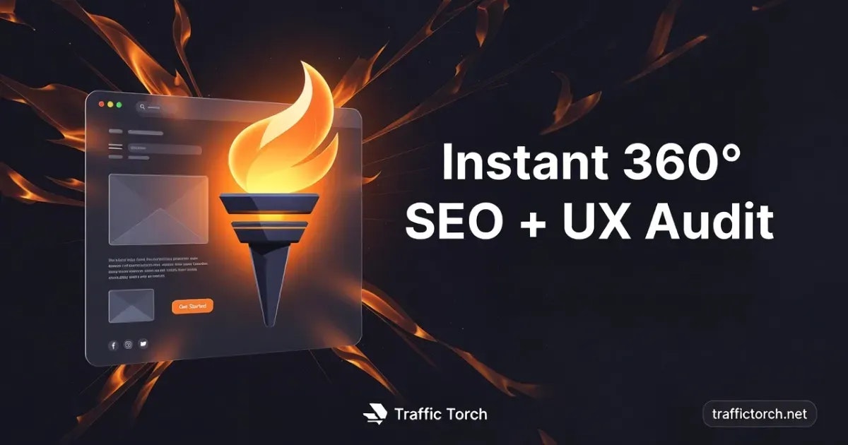 Traffic Torch - SEO Audit Toolkit - Main product screenshot demonstrating key features and user interface