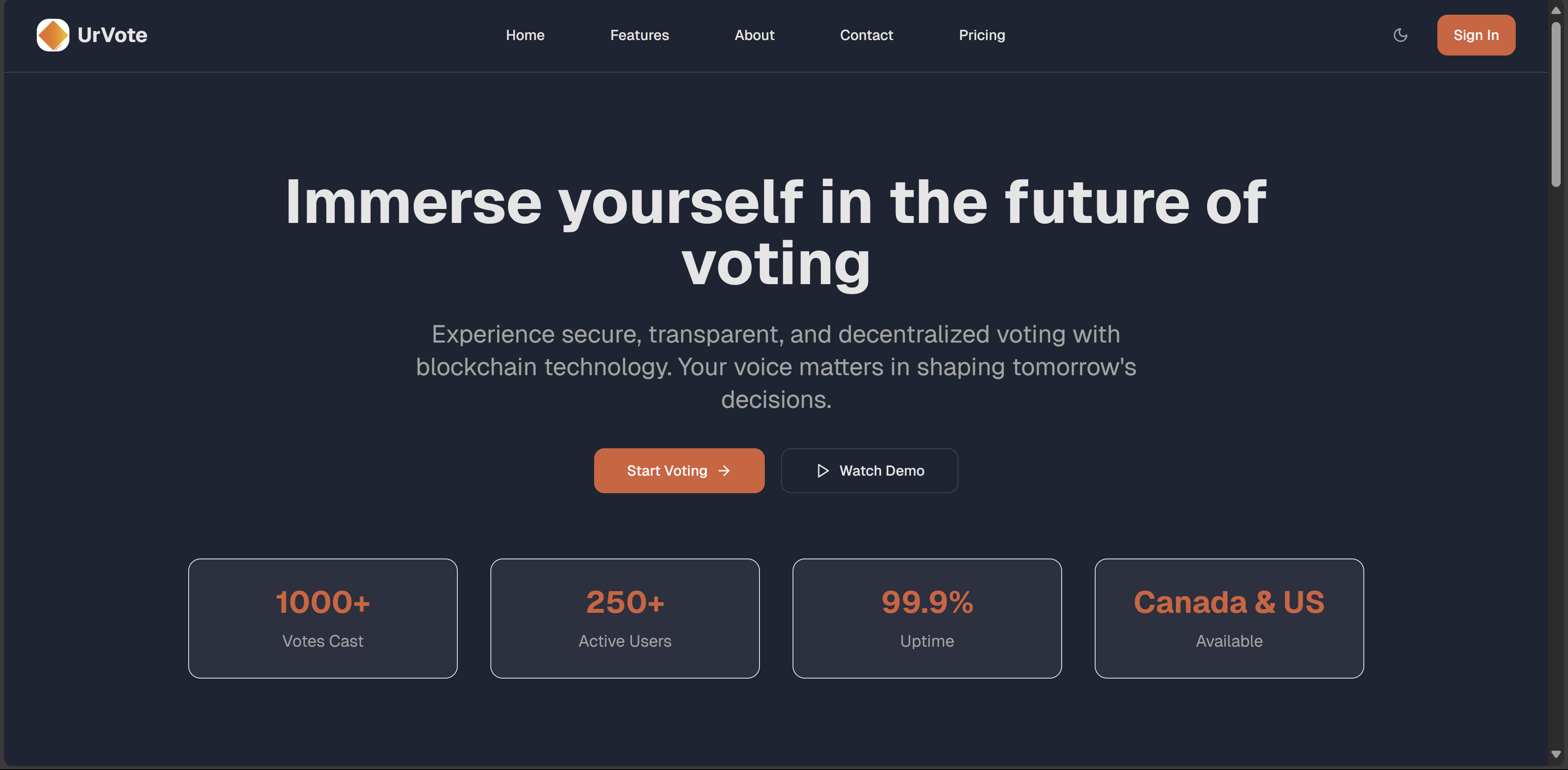 Média Urvote - Vote facile de la blockchain 4