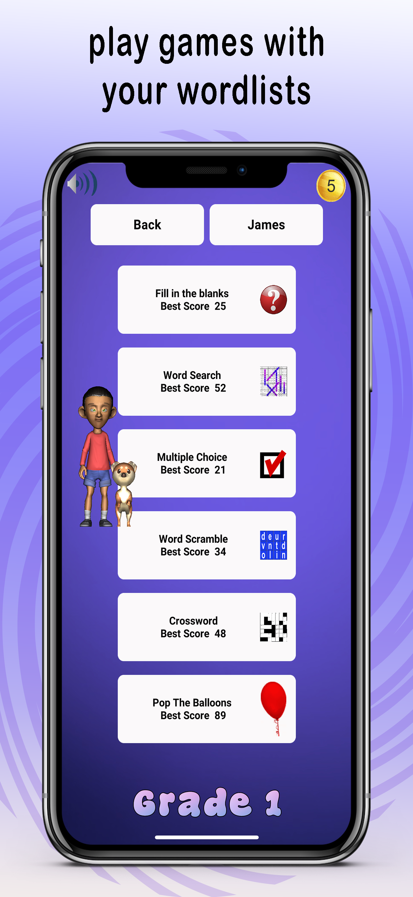 Spelling Bee Games & Tests - App di ortografia: crea i tuoi elenchi da foto di parole media 4