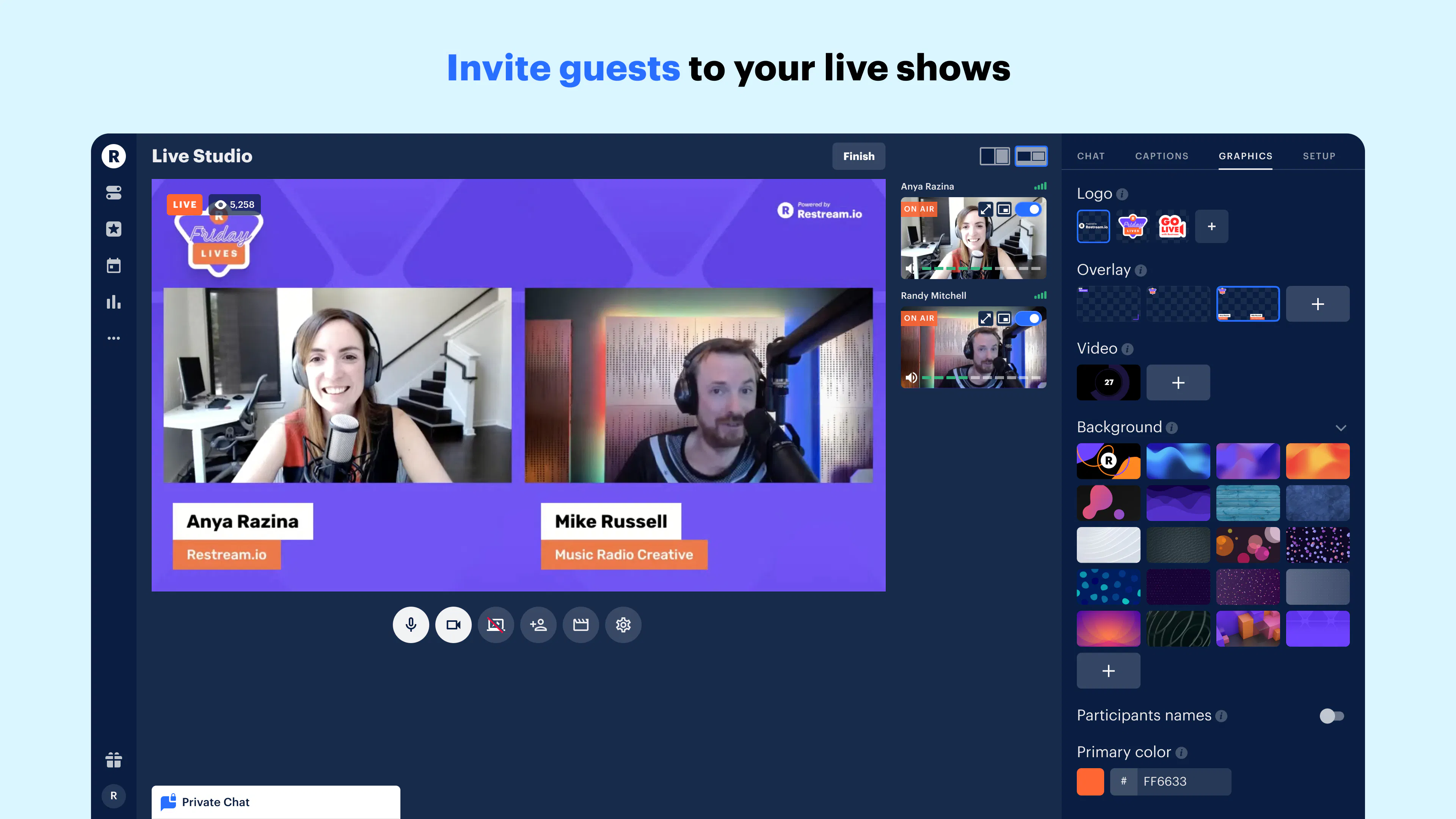 Restream Studio Live: Streaming Studio – NOSXAT