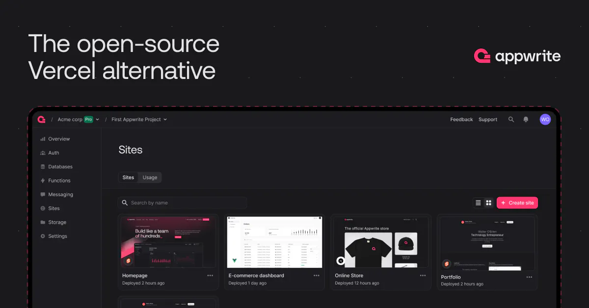 Appwrite Sites