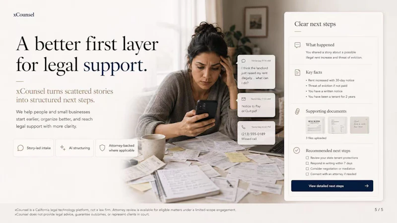 xCounsel — Lawyer-Ready Summary Builder screenshot 5