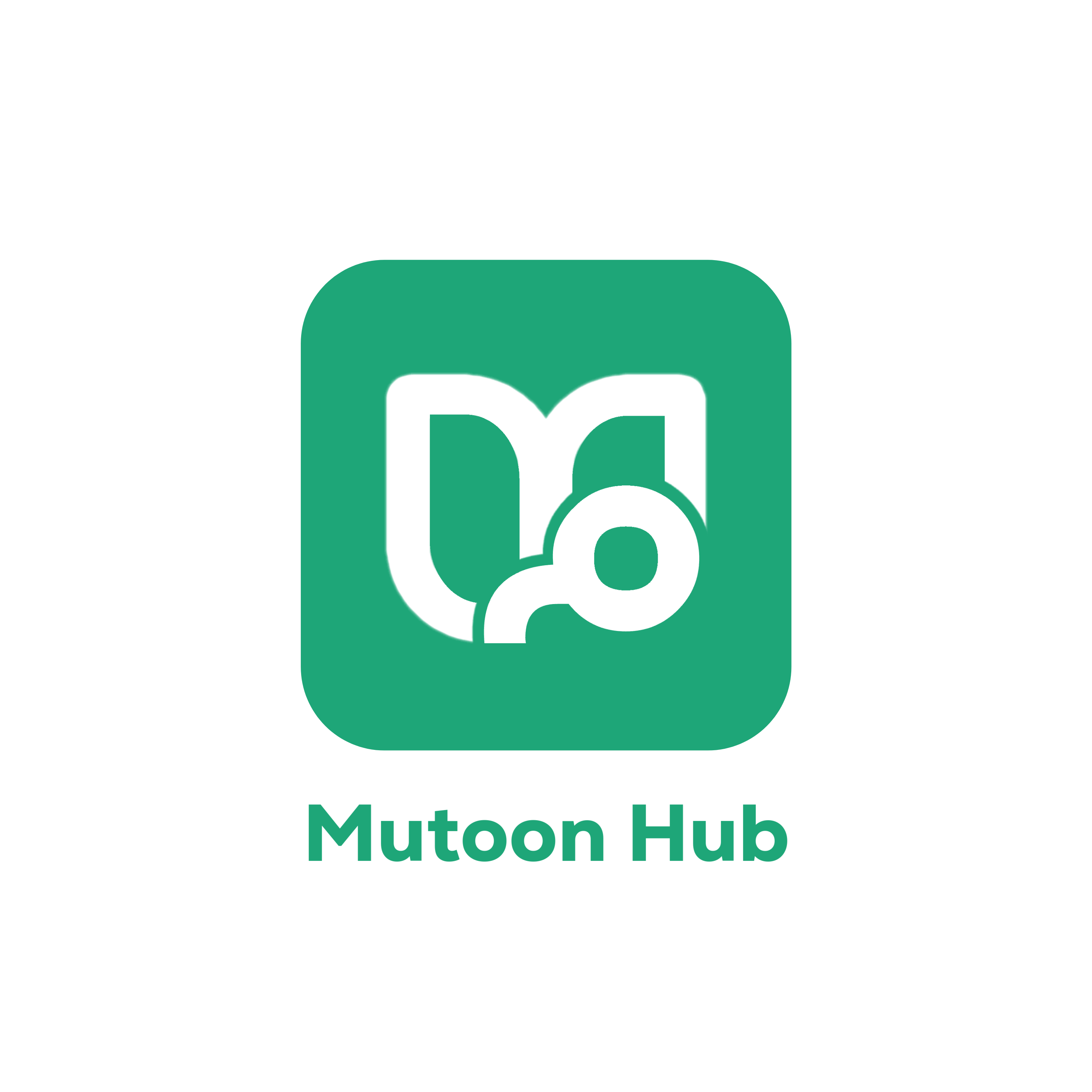 Mutoon Hub - Product Hunt launch logo