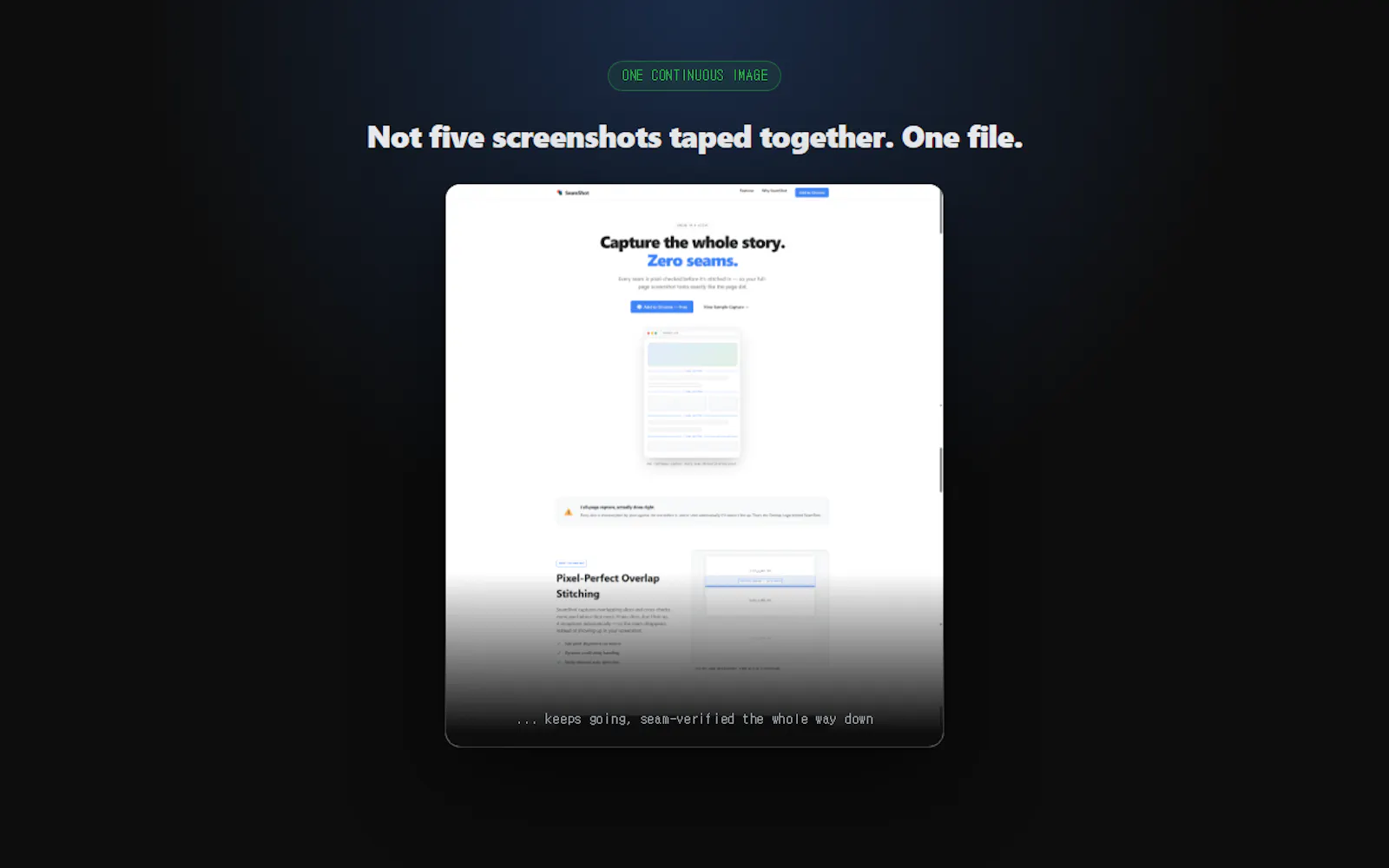 SeamShot screenshot 5
