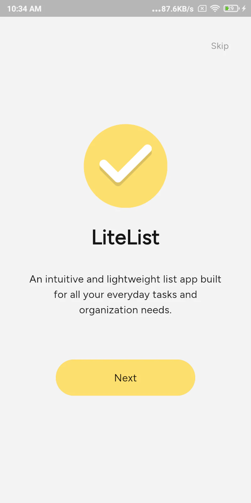 LiteList — Clean List Manager screenshot 2