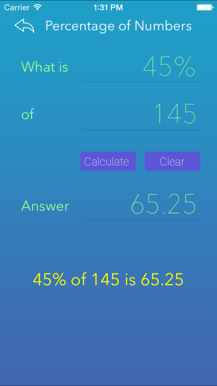 Percentage Calci gallery image