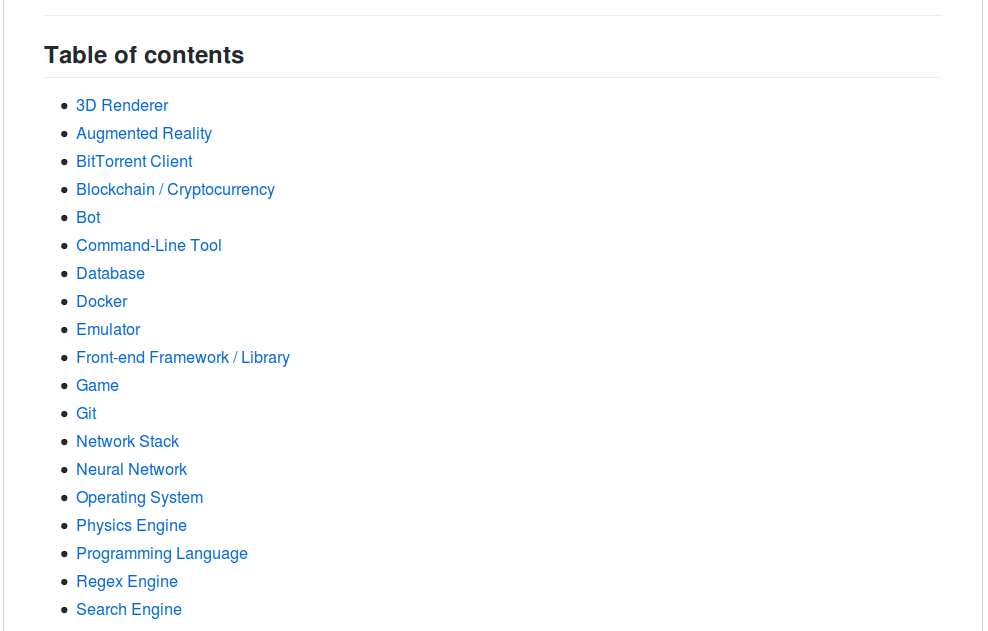 Build Your Own X gallery image