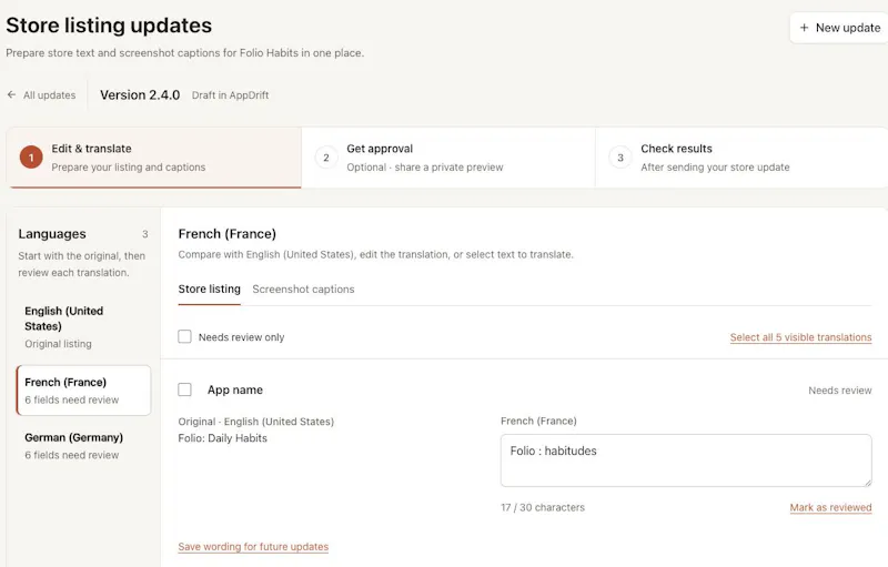 AppDrift Screenshot Studio screenshot 5