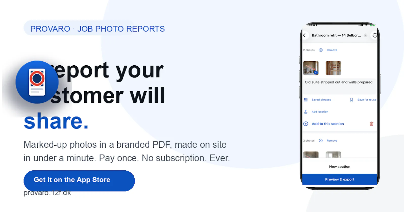 Provaro screenshot 1