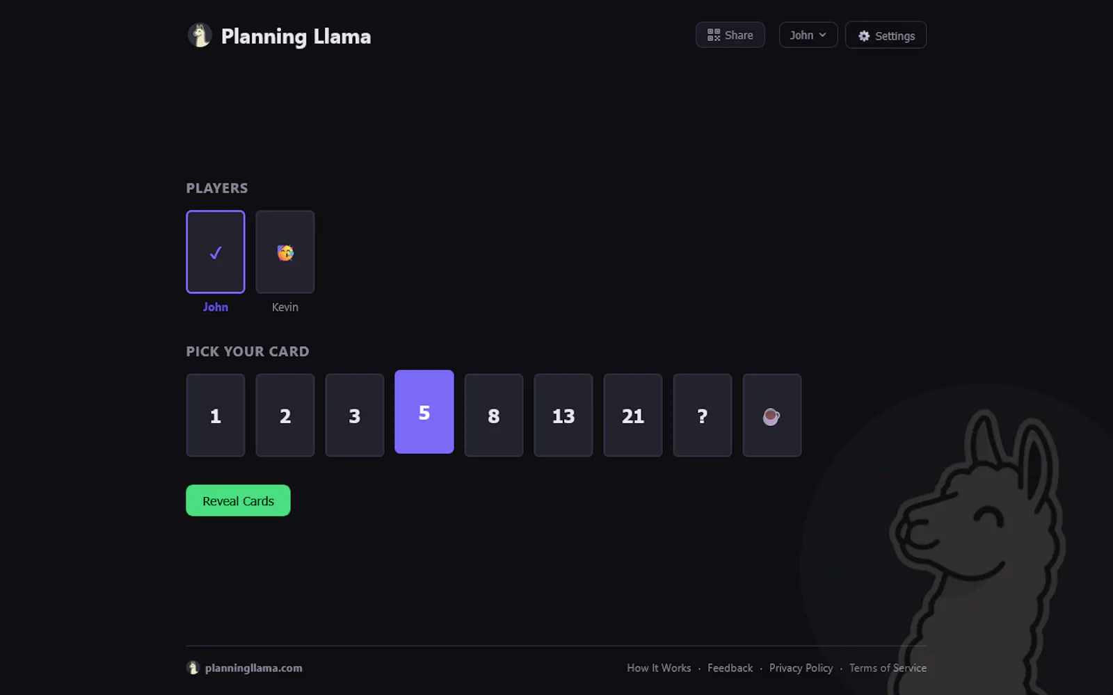 Planning Llama screenshot 1
