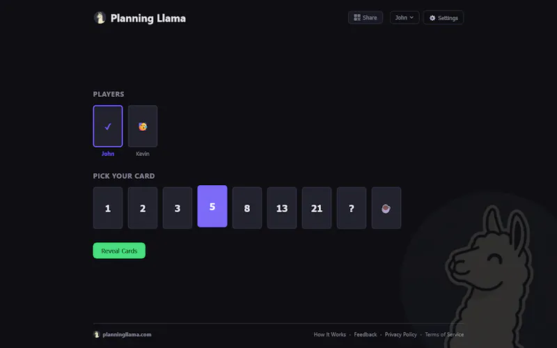 Planning Llama screenshot 1
