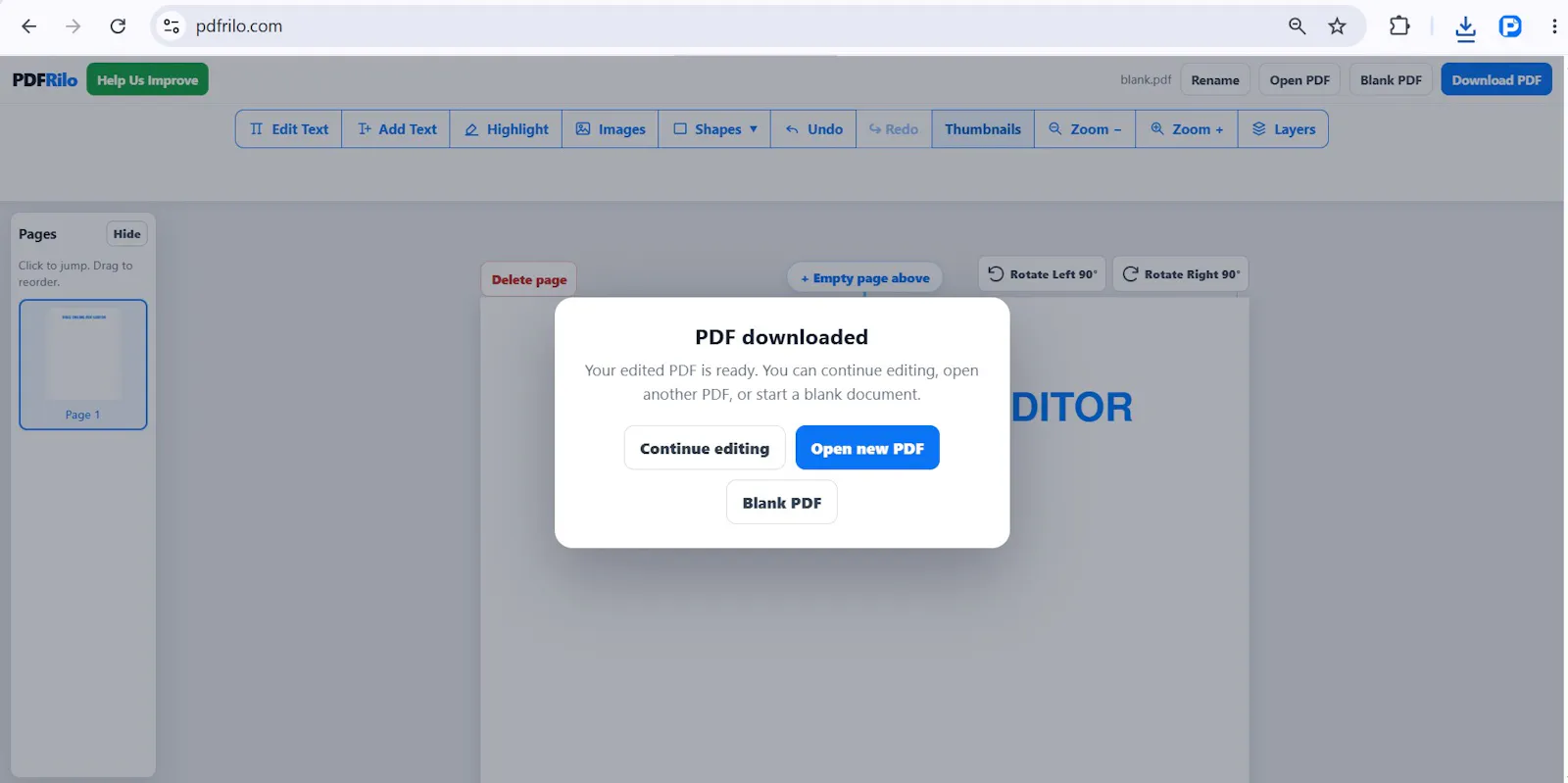 PDFRilo screenshot 3