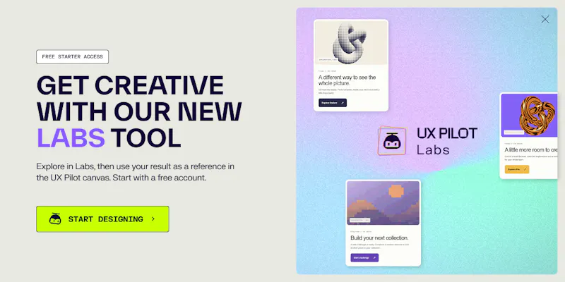 UX Pilot Labs screenshot 2