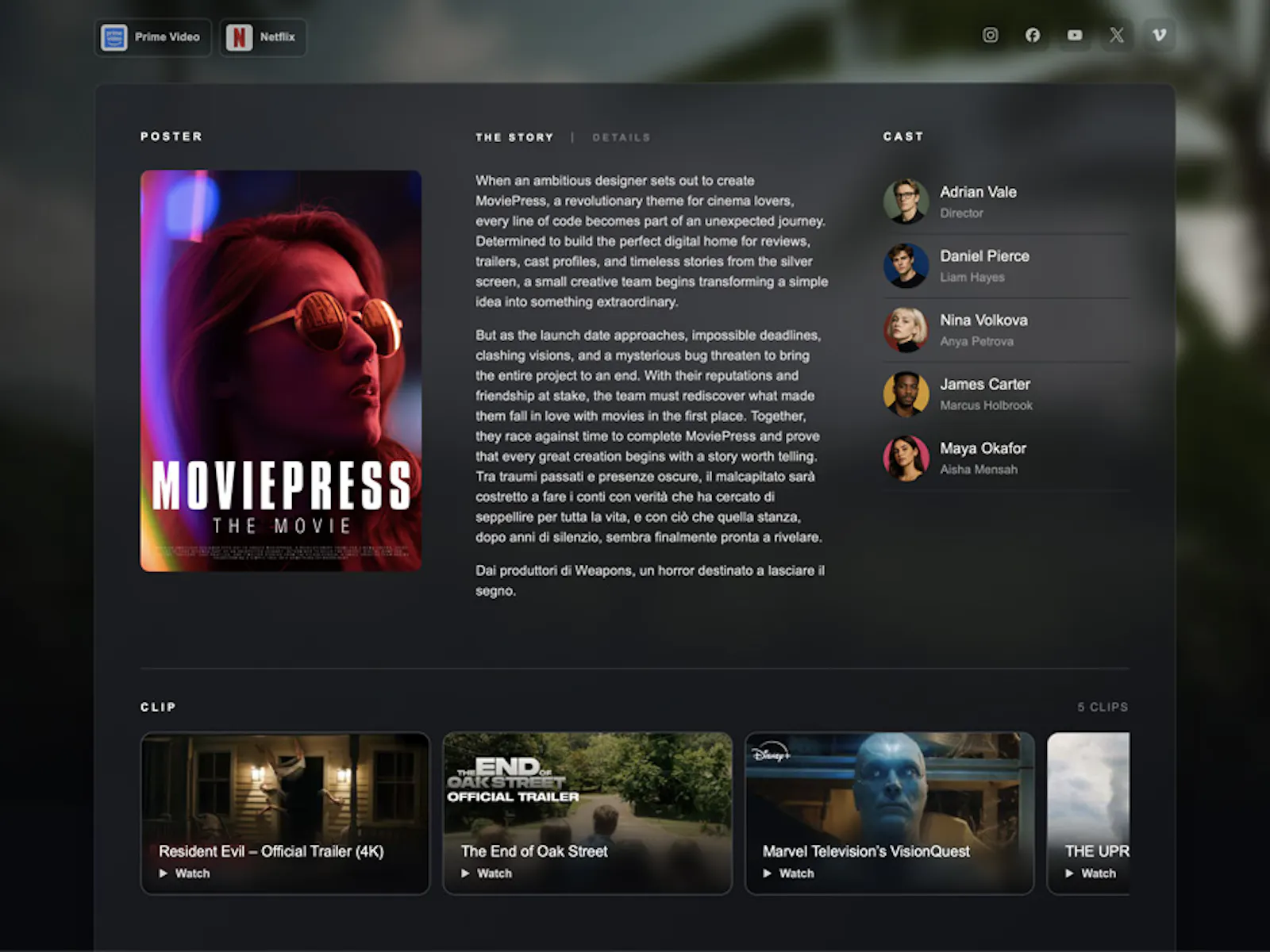 MoviePress screenshot 2