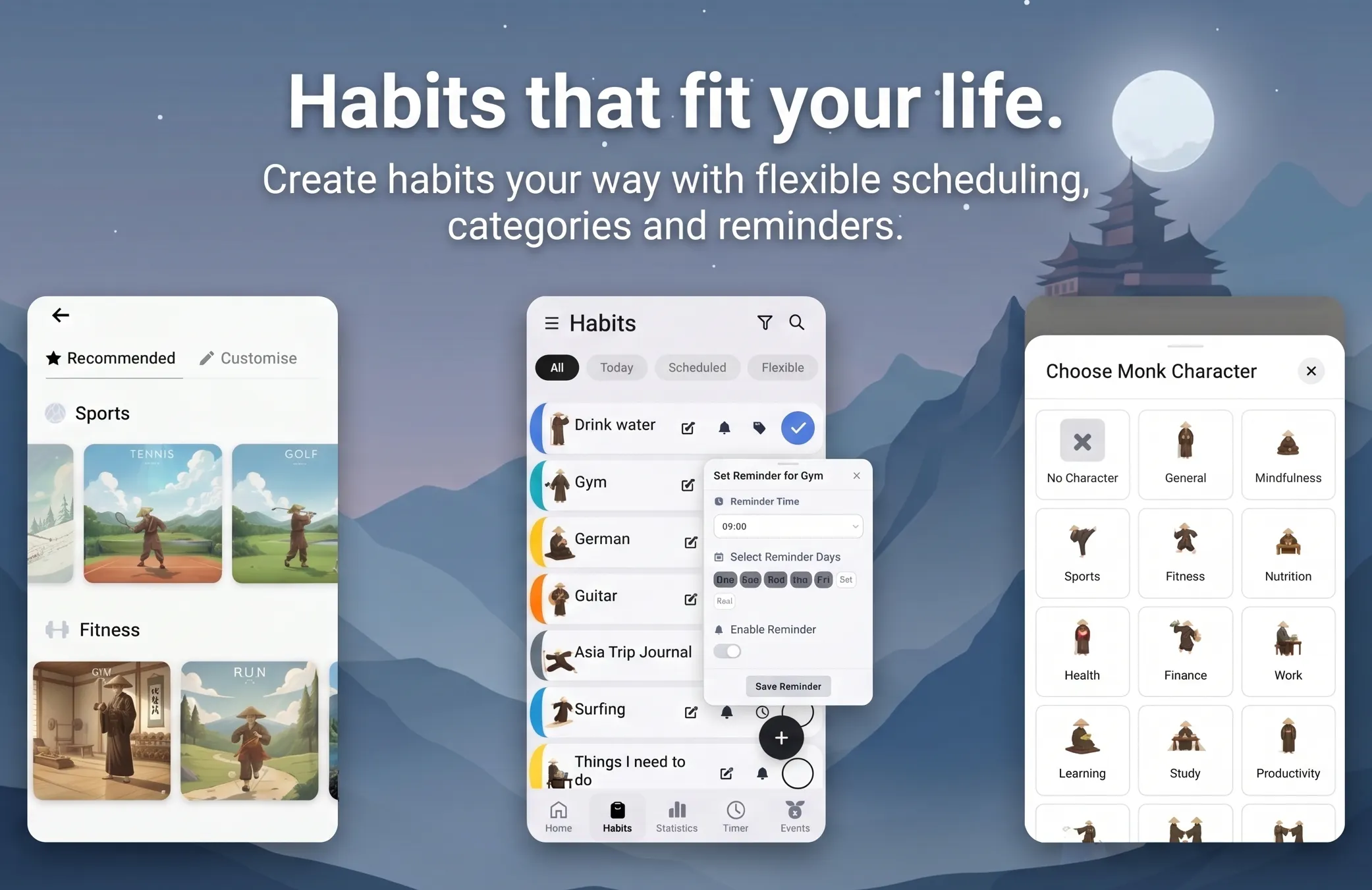 HabitMonk. Habit Tracker App for Android gallery image