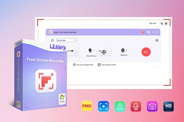 Leawo Free Screen Recorder - Bildschirmrekorder, Audio -Rekorder, Webcam aufzeichnen, SNAP -Bildschirm aufnehmen Medien 1