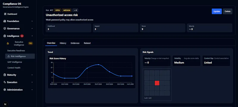 Compliance Intelligence OS Pro screenshot 8