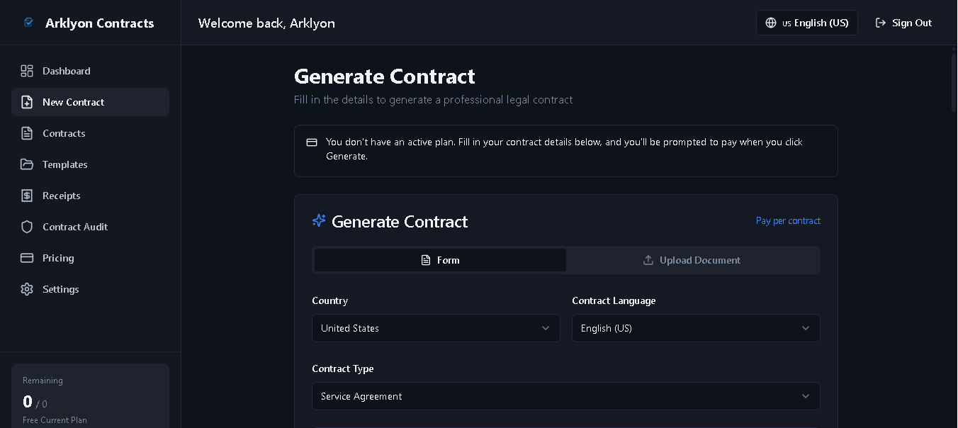 Arklyon Contracts gallery image