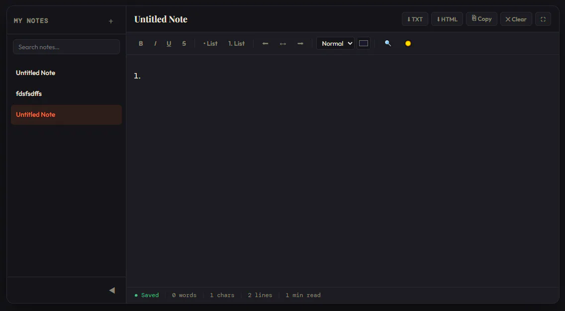 Notepad & Diary Online 截图 6