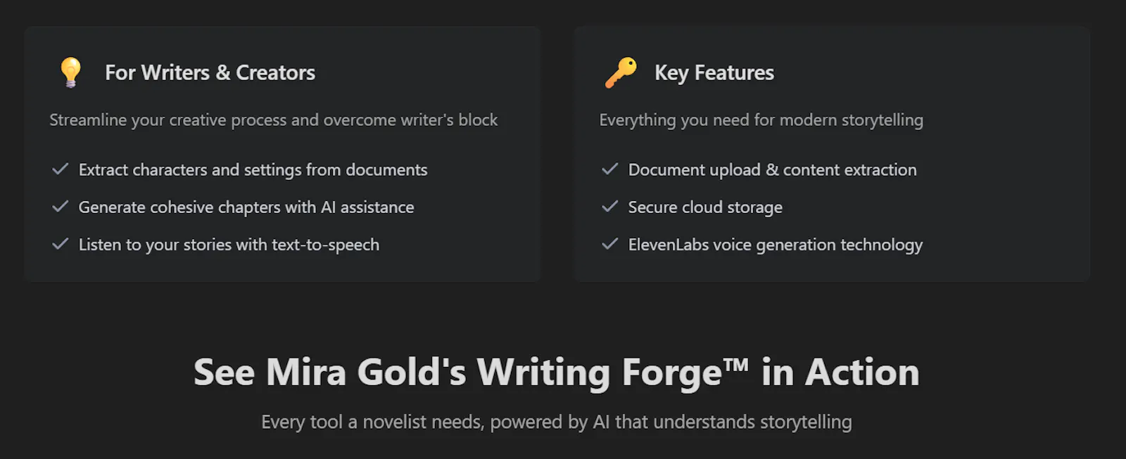 Mira Gold's Writing Forge™ screenshot 8