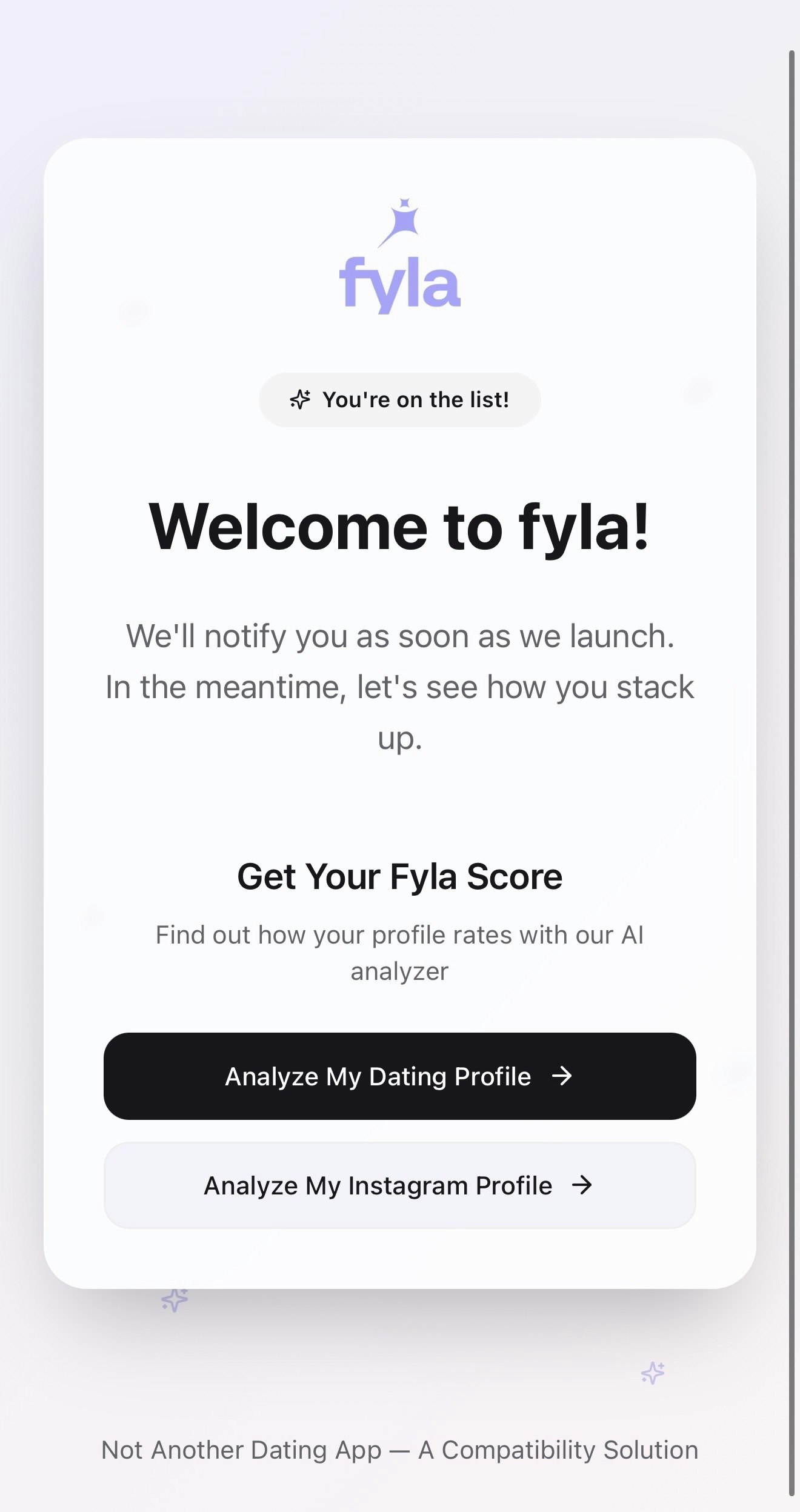 Fyla Profile Analyzer
