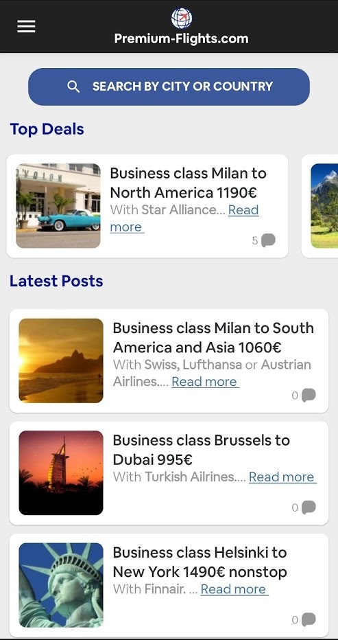 Premium Flights gallery image