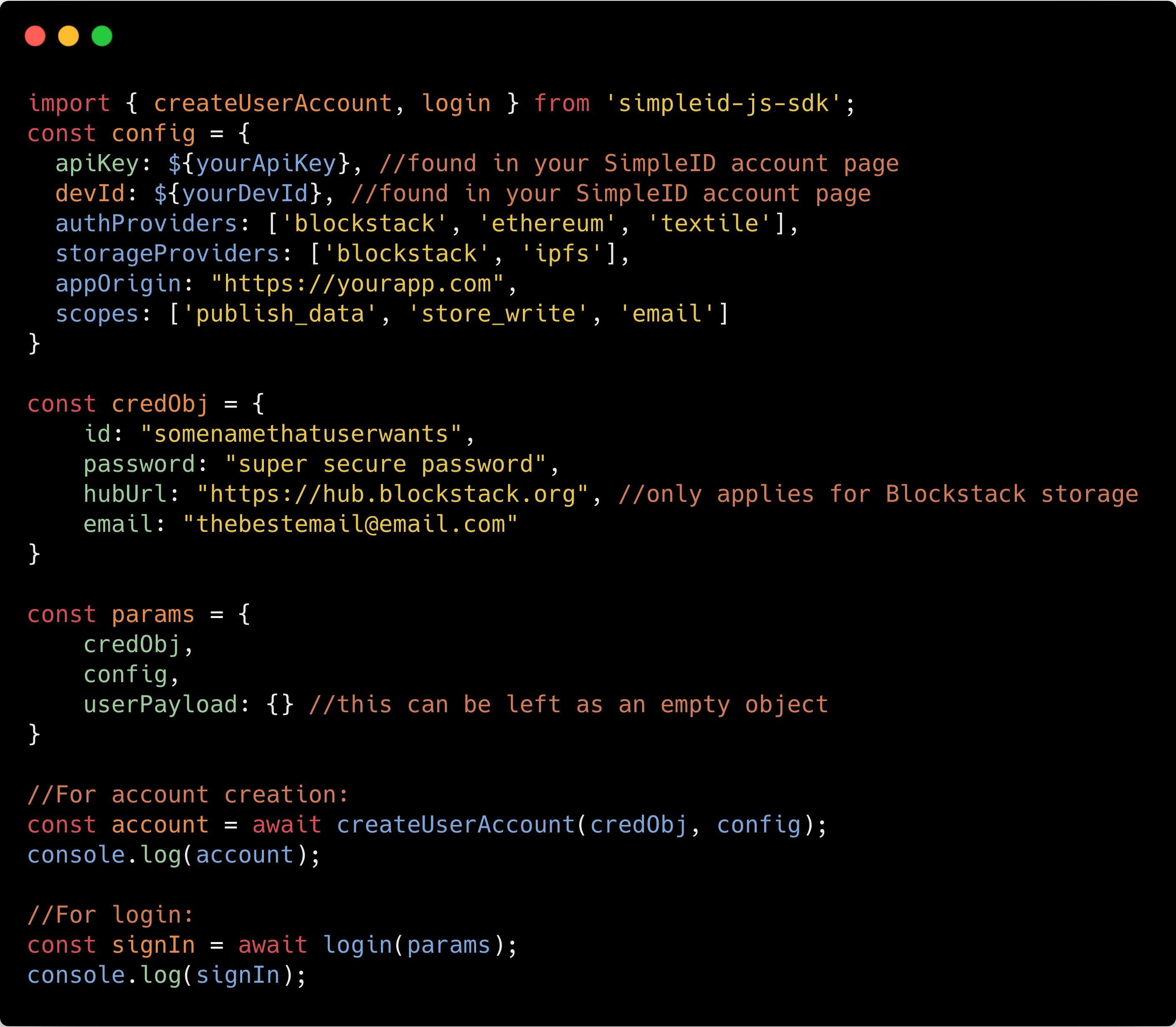 SimpleID Image