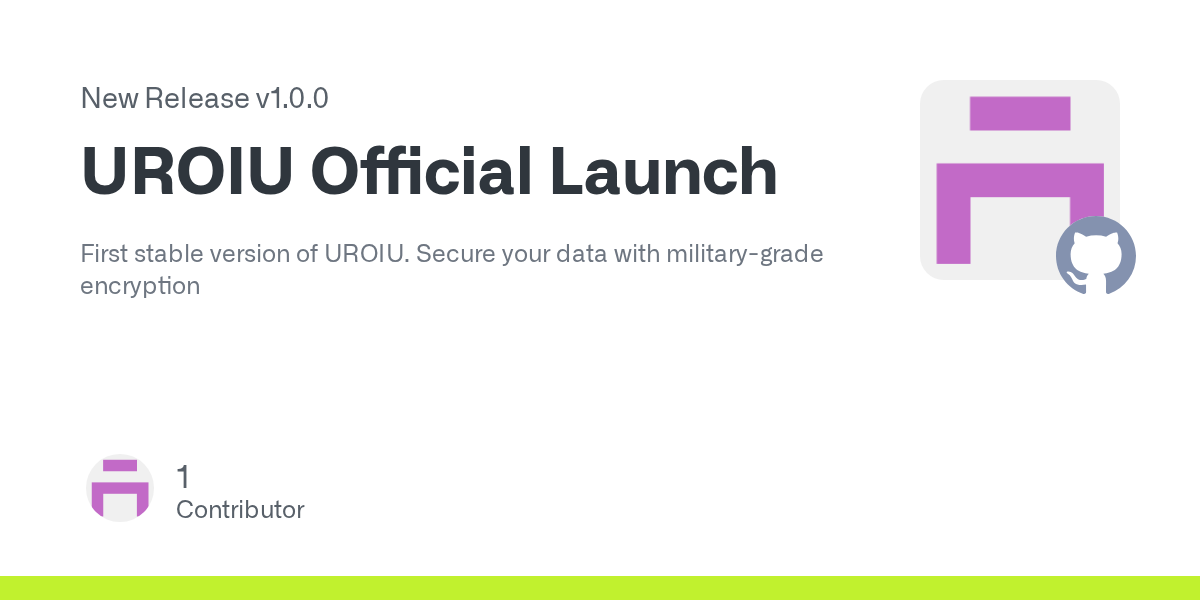 UROIU - Main product screenshot demonstrating key features and user interface