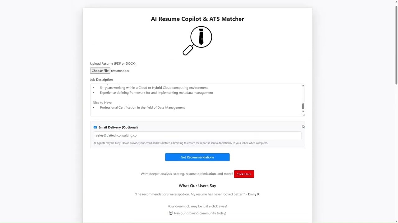 ResumeMatch360 gallery image