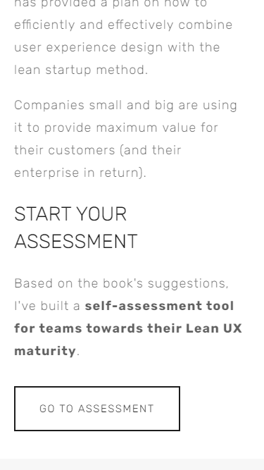 Lean UX maturity check gallery image