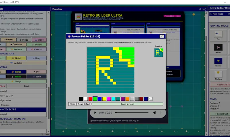 Retro Builder Ultra screenshot 5