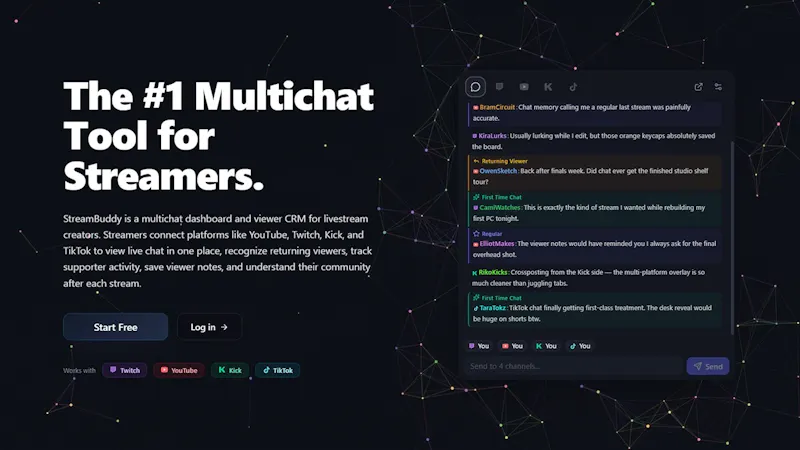 StreamBuddy screenshot 1 (video preview)