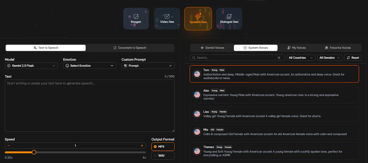 GeminiGenAI - AI Video Generator