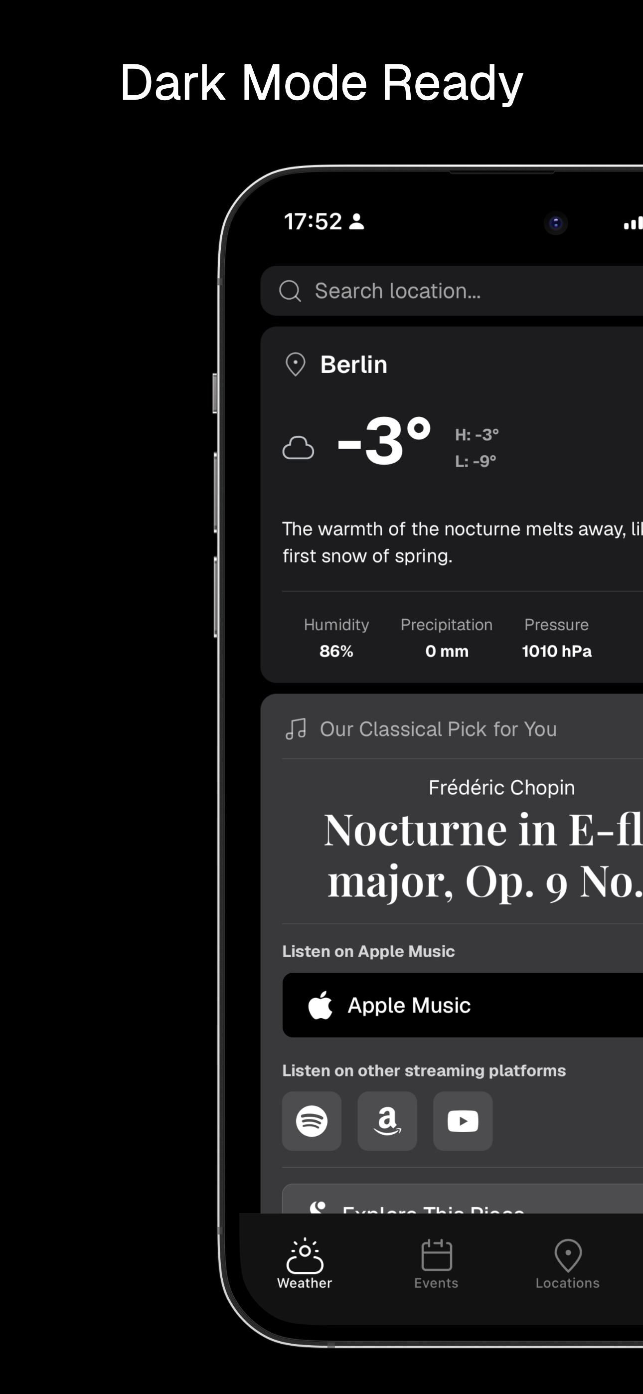 Classical Forecast - Screenshot 3 showing product features and functionality