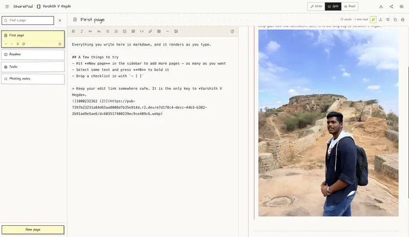 SharePad screenshot 3