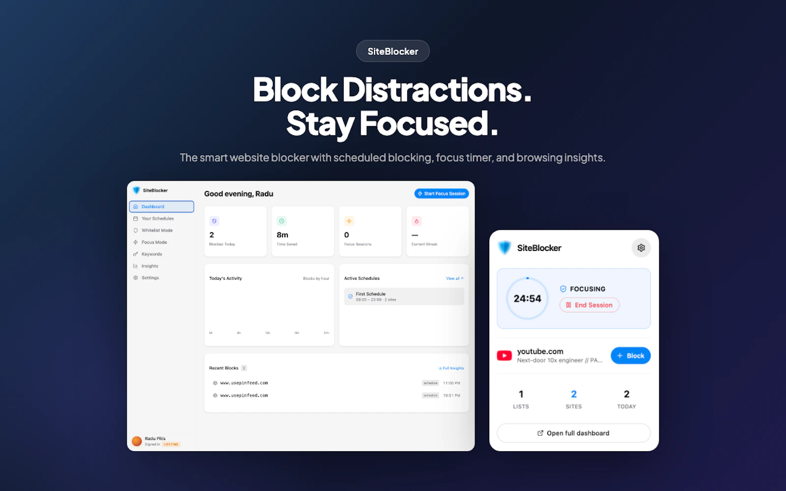 SiteBlocker V4 screenshot 2
