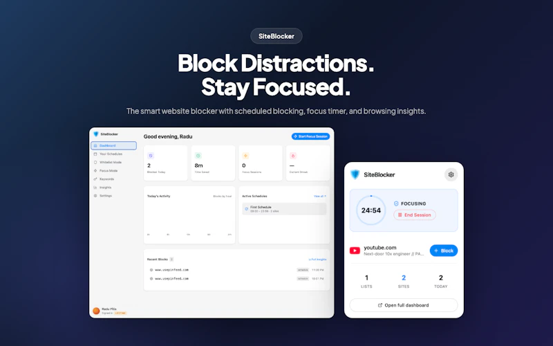 SiteBlocker V4 screenshot 2